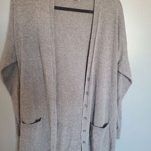 Old Navy Women's Heather Gray Cardigan